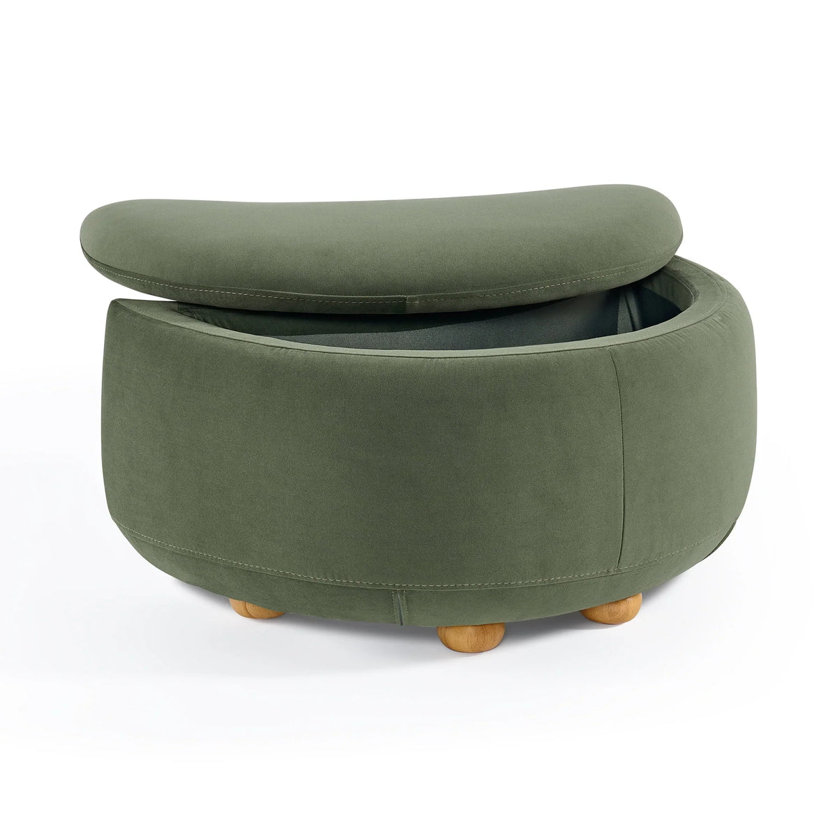 2026 NewBetter Homes & Gardens Juliet Modern Boucle Chaise & Storage Ottoman, Pearl