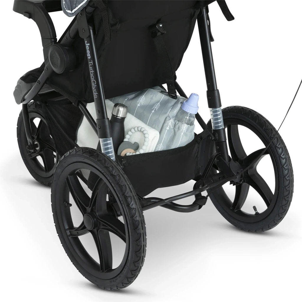 2026 NewJeep TurboGlyde Jogging Stroller by Delta Children, Black