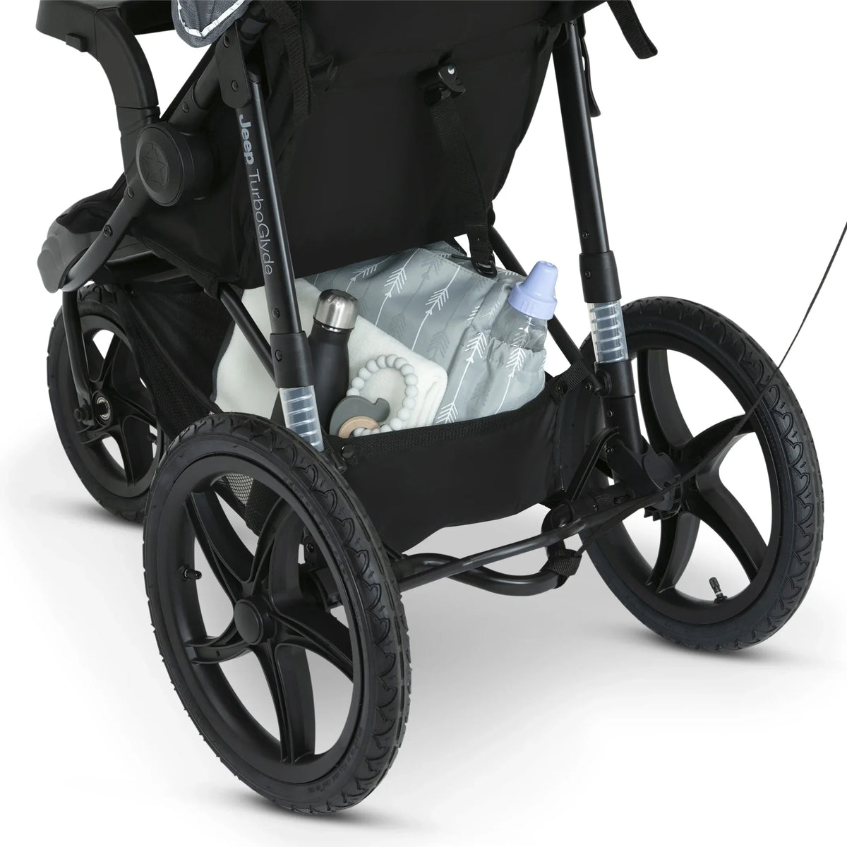 2026 NewJeep TurboGlyde Jogging Stroller by Delta Children, Black