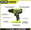 2026 NewRYOBI ONE+ 18V Cordless 2-Tool Combo Kit with Drill/Driver, Impact Driver, (2) 1.5 Ah Batteries, and Charger