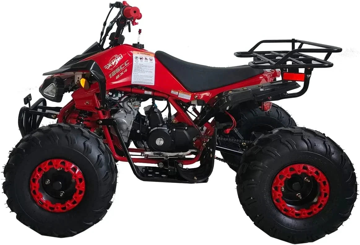 2026 NewX-Pro Brand New 125cc Gas ATV, Automatic Transmission w/Reverse Remote Control Big 19"/18" Tires