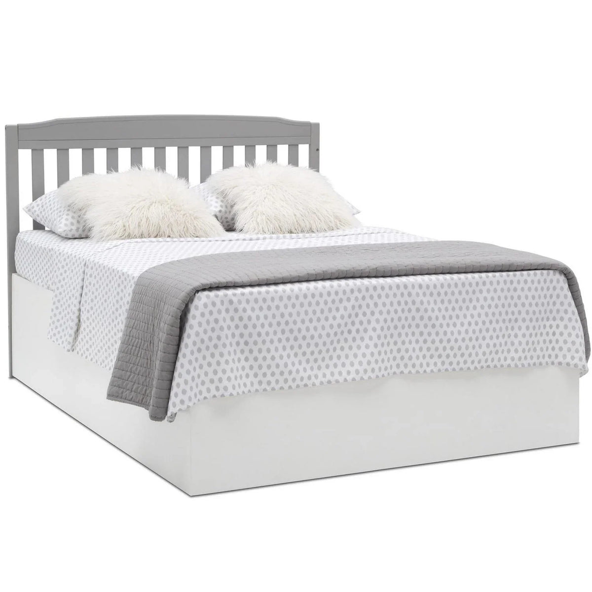 2026 NewDelta Children Mason 6-in-1 Convertible Crib and Changer. Gray