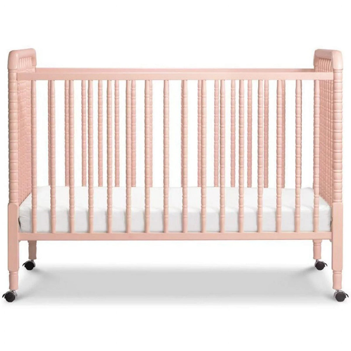 2026 NewDaVinci Jenny Lind 3-in-1 Convertible Crib in Pink Blush