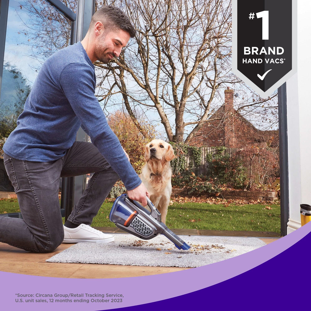 2026 NewBLACK+DECKER dustbuster furbuster AdvanceClean+ Cordless Pet Handheld Vacuum, HHVK515JP07