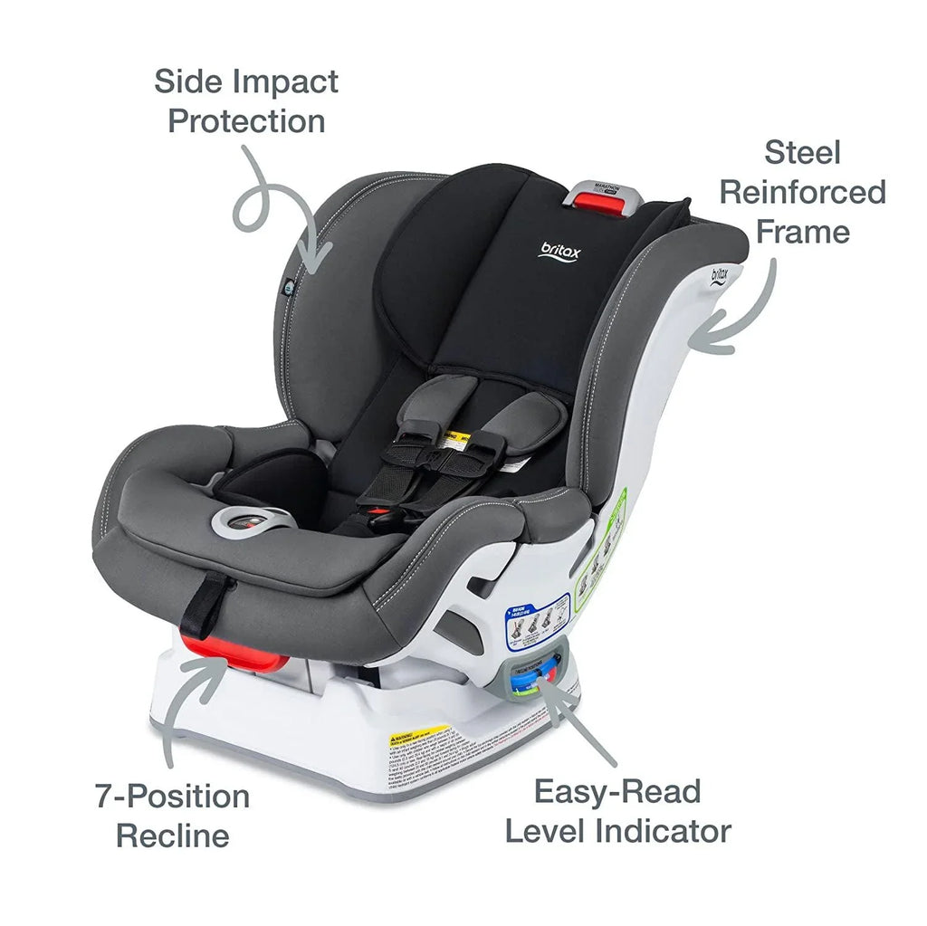 2026 NewBritax Marathon Clicktight Convertible Car Seat. Mod Black SafeWash