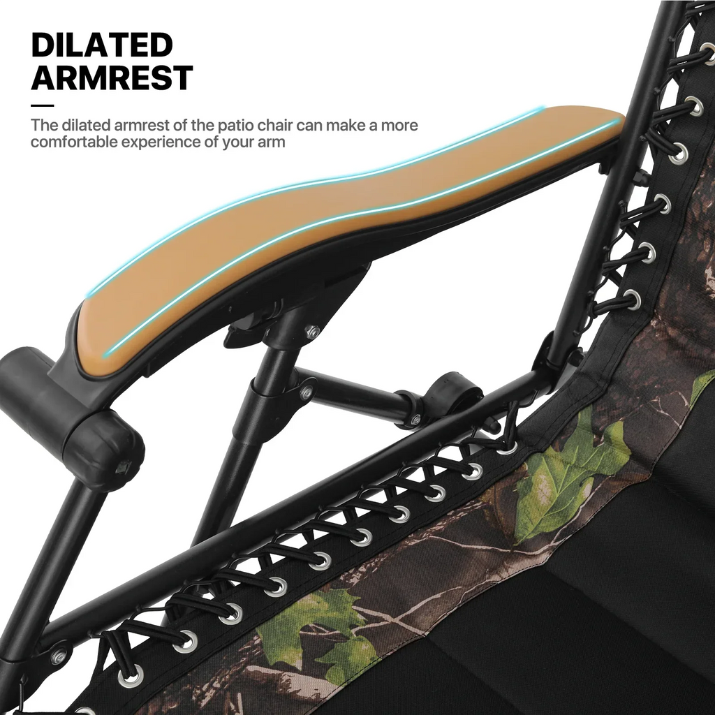 2026 NewMoNiBloom Zero Gravity Chairs Set of 2, Folding Outdoor Patio Beach Recliner with Canopy Shade & Headrest, Black