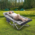 2026 NewABORON Portable Camping Cot with Mattress & Carry Bag, 75''x28'' Folding Sleeping Cots, Folding Bed Cot for Adults & Kids
