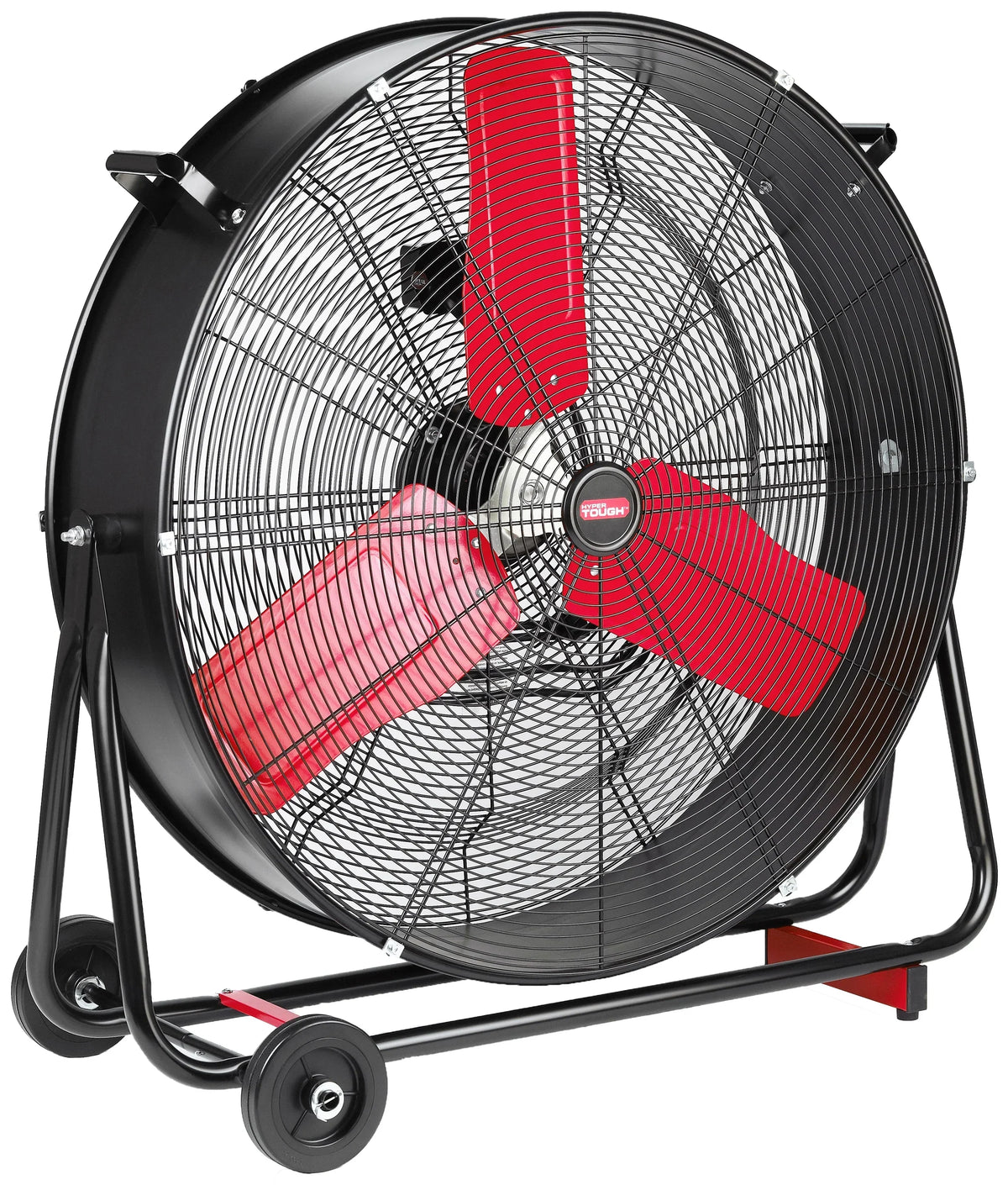 2026 NewHyper Tough New 30 inch High Velocity Tilted Drum Fan Red & Black