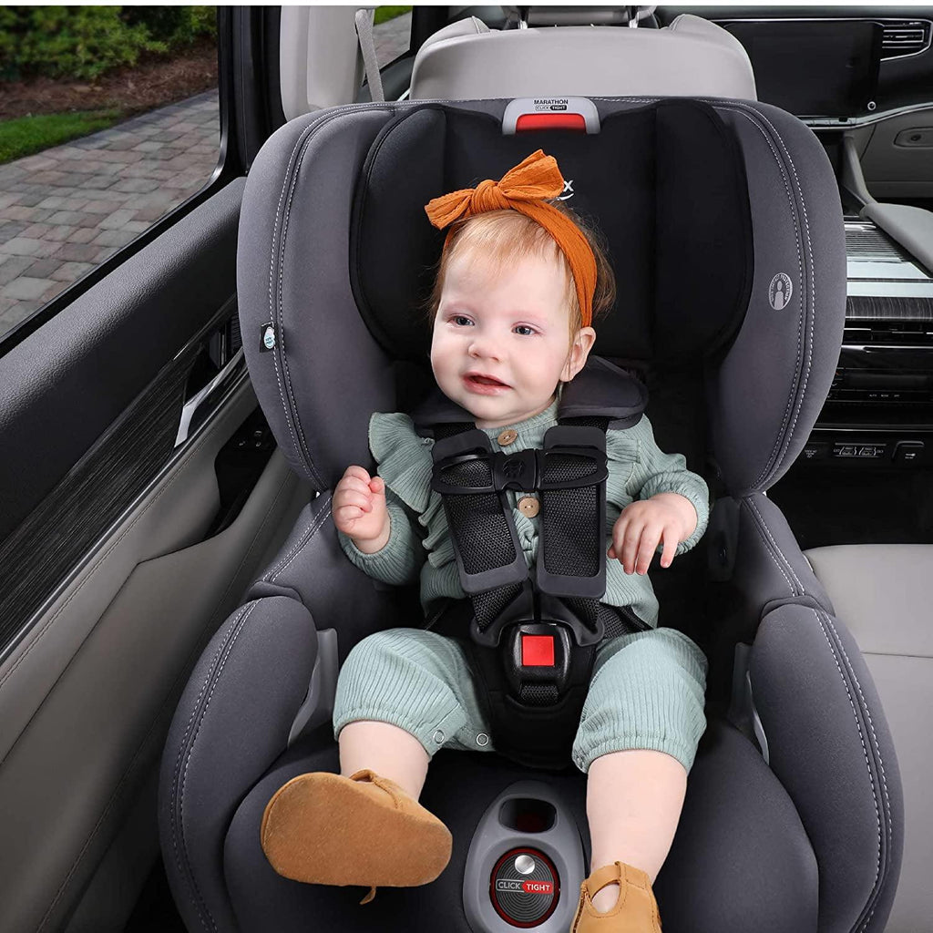 2026 NewBritax Marathon Clicktight Convertible Car Seat. Mod Black SafeWash