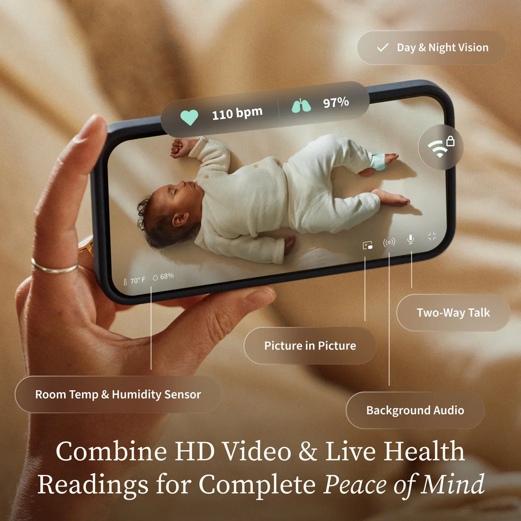 2026 NewOwlet Dream Duo (3rd Gen) �C FDA-Cleared, All-in-One Smart Baby Monitoring with Sock & 2K HD Cam