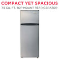 2026 NewFrigidaire 7.5 Cu. ft. Refrigerator, Platinum Series, Standard Door Style - Stainless Look
