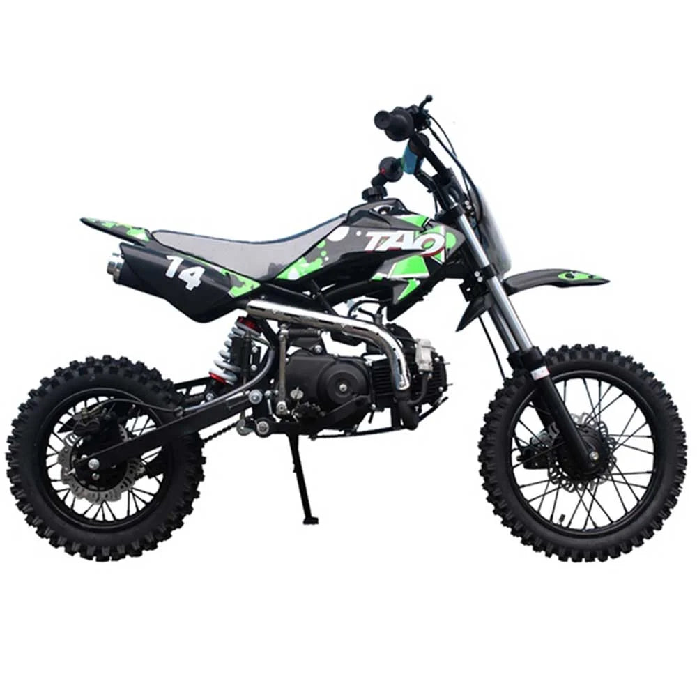 2026 NewTao Tao DB 14 110cc Dirt Bike Semi-Auto Off Road Dirt Bike- GREEN