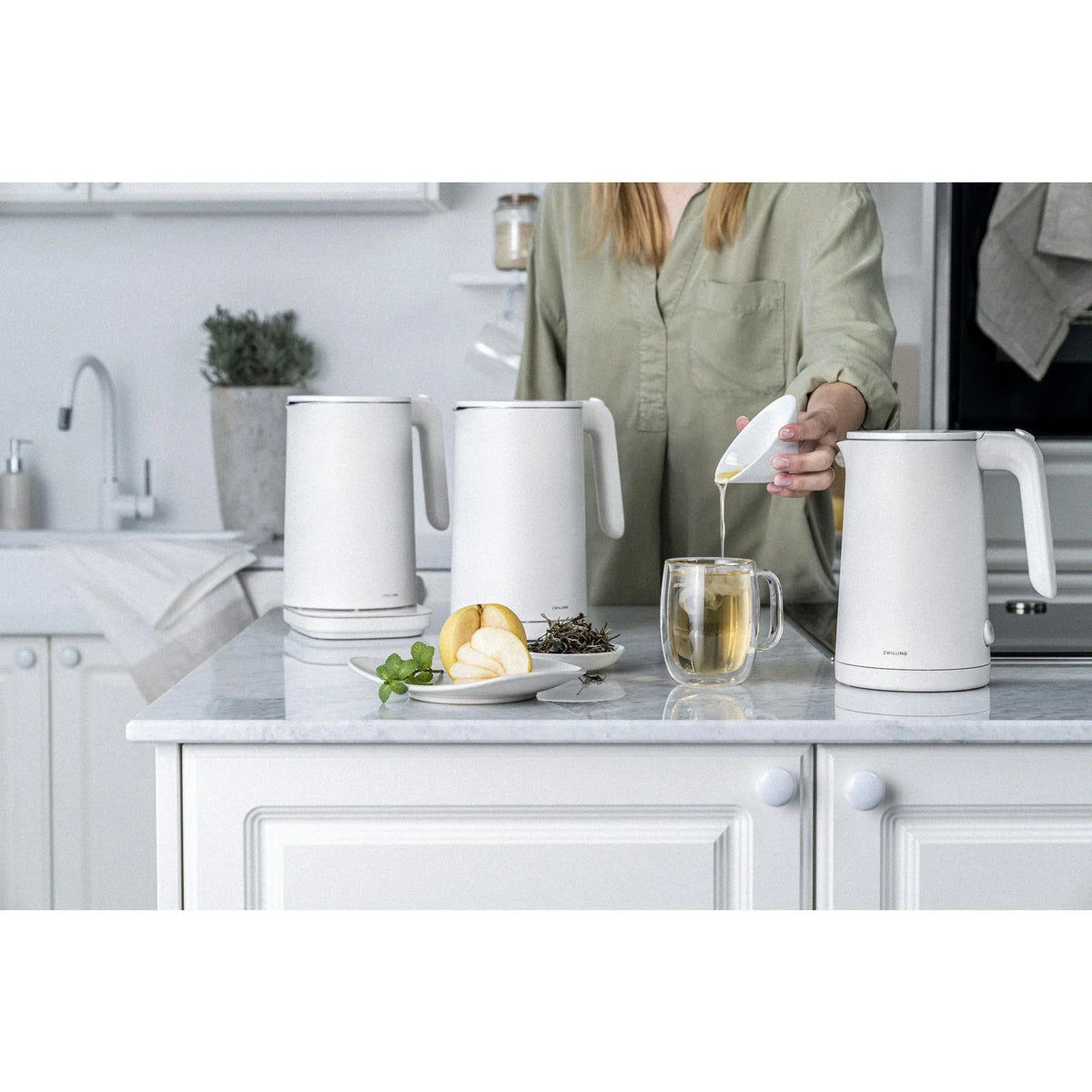 2026 NewZWILLING Enfinigy Cool Touch 1-Liter Electric Kettle, Cordless Tea Kettle & Hot Water - Black