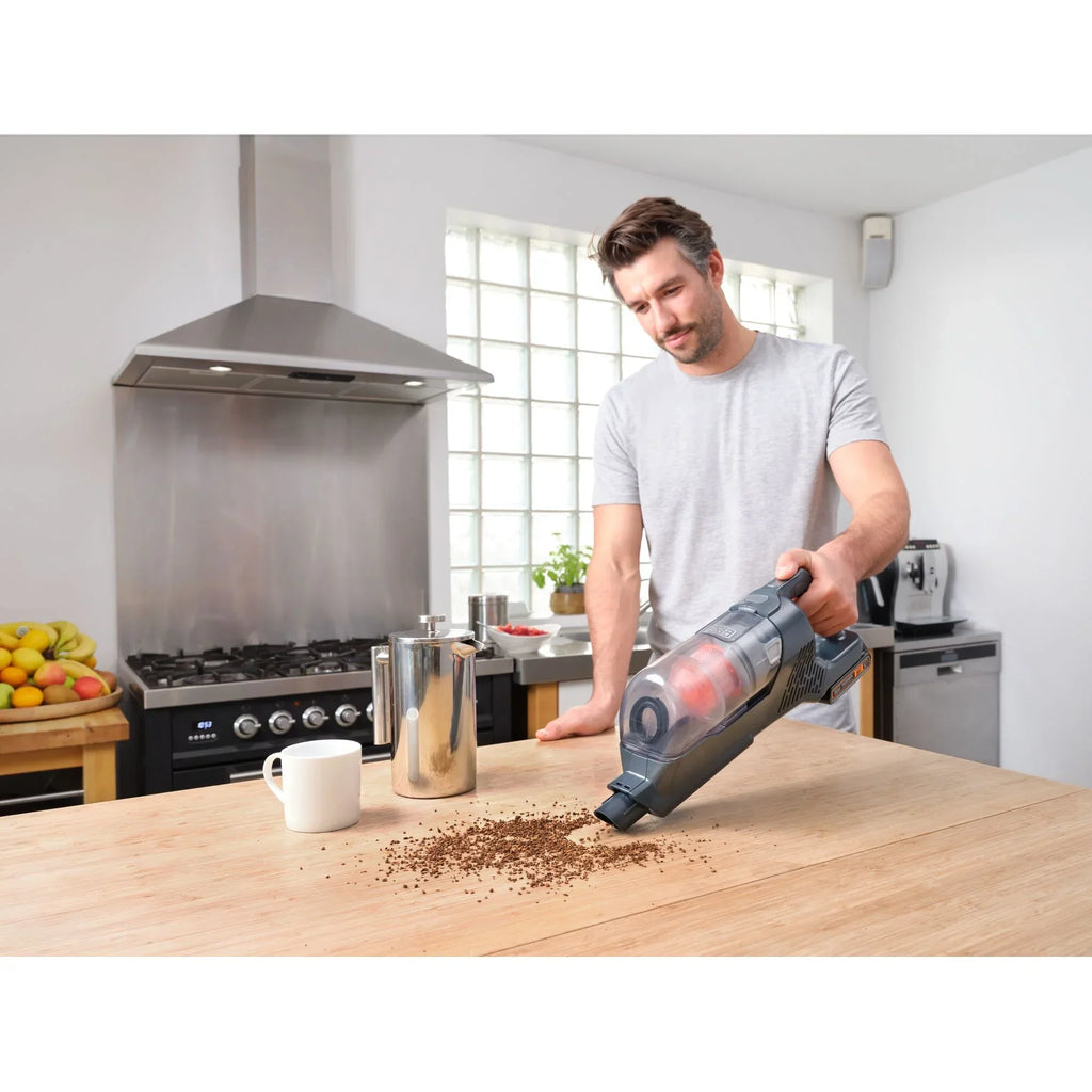 2026 NewBLACK+DECKER POWERSERIES+ 20V MAX* Cordless Stick Vacuum Kit, for Carpet and Hard Floors, Convertible to Handheld, 44 Minute Run-time, for Daily Cleaning, BHFEA18D1