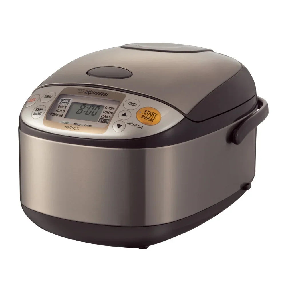 2026 NewZojirushi Micom Rice Cooker and Warmer (5.5-Cup/ Stainless Brown) with Bowl and Spoon