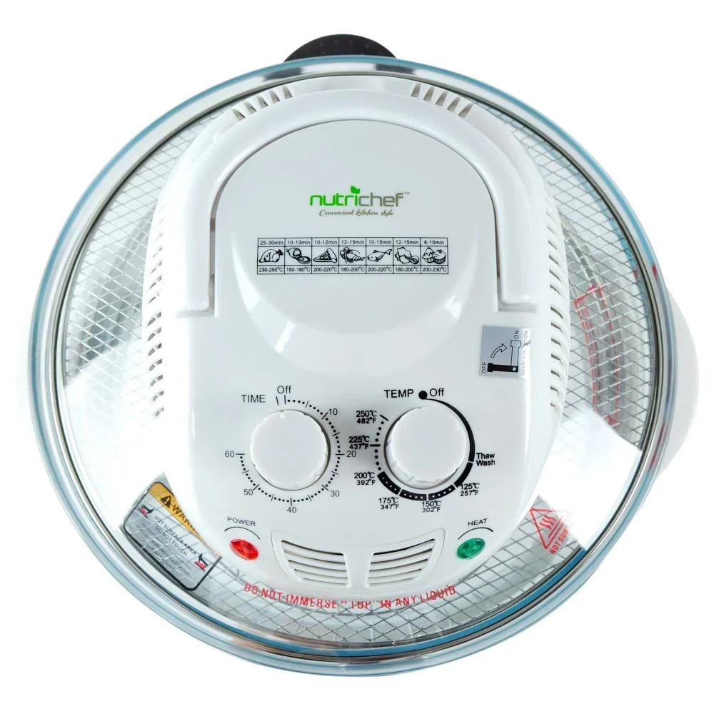 2026 NewNutrichef Halogen Oven Air-fryer/infrared Convection Cooker