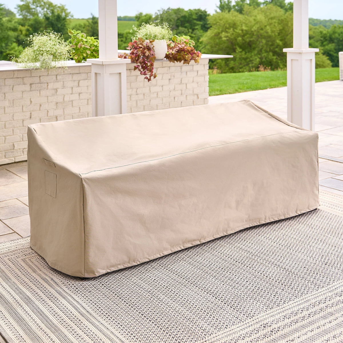 2026 NewBetter Homes & Gardens Rockport Outdoor Wicker Sofa, Brown