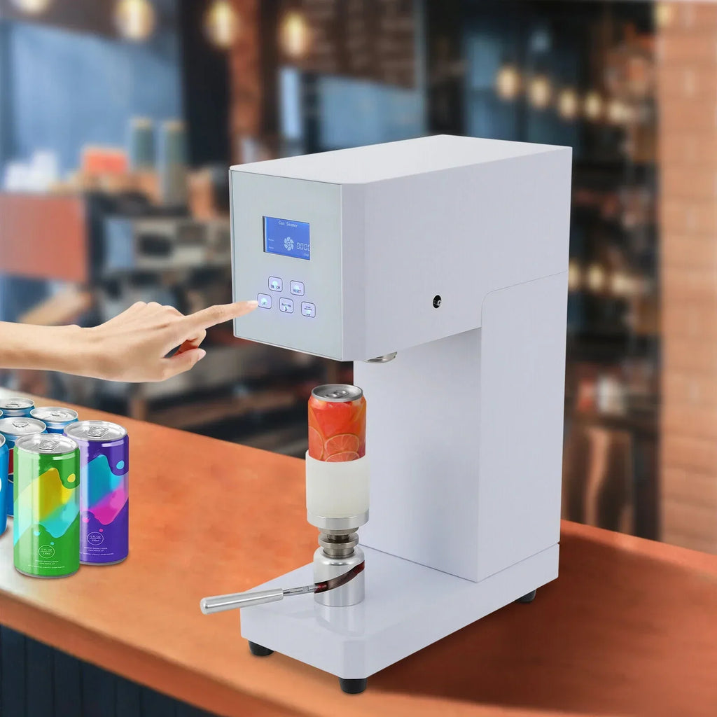 2026 New370W Automatic Can Sealing Machine Electric Cup Sealer Machine with Counter 110V