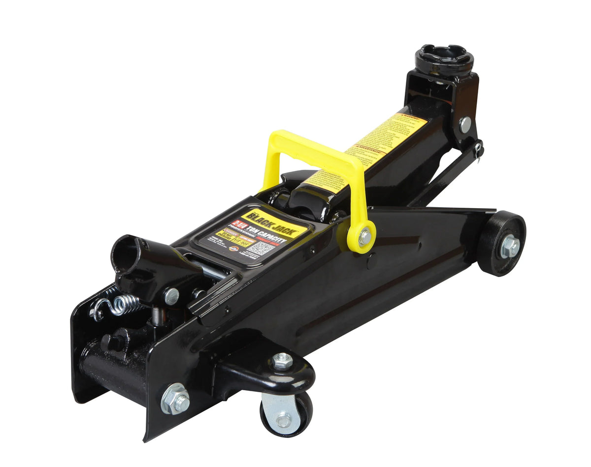 2026 NewBlack Jack 2.25 Ton Trolley Jack with 2.25 Ton Jack Stands in Case Black - T82253W