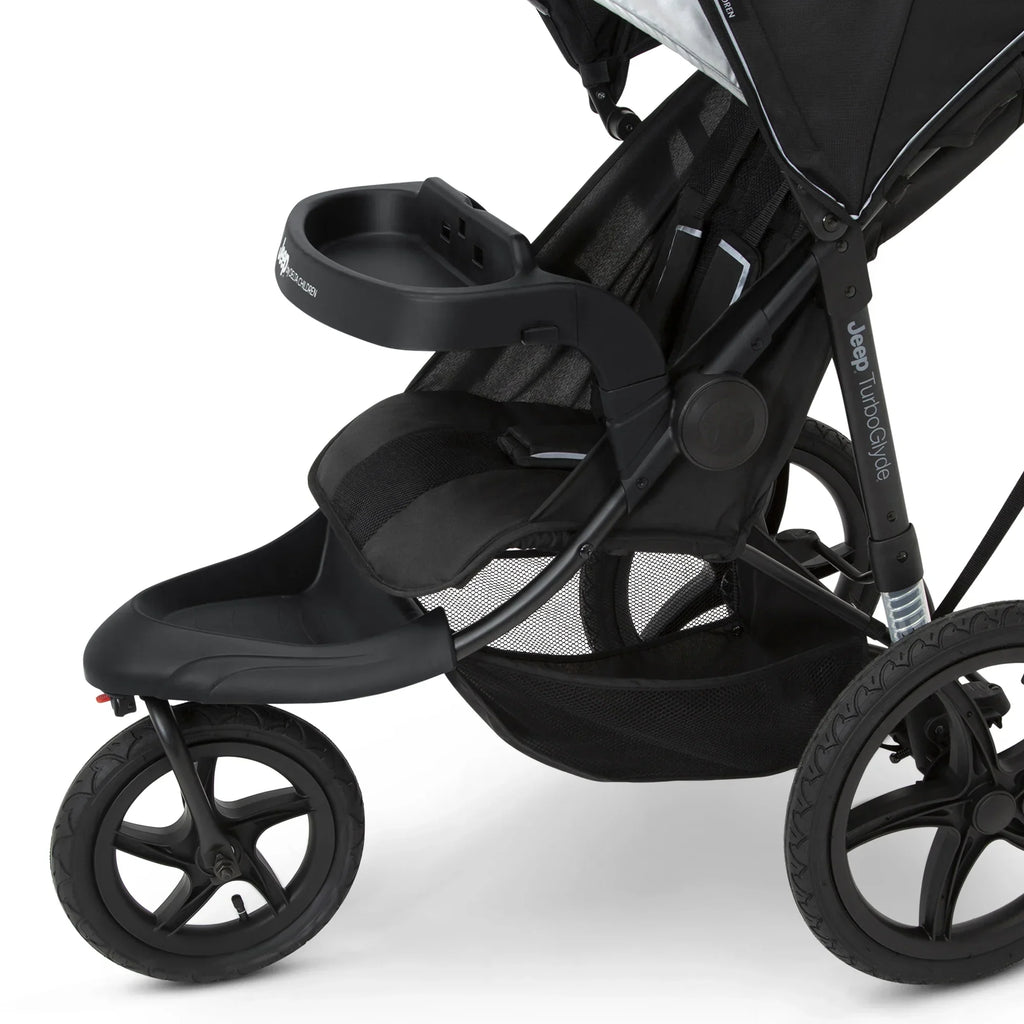 2026 NewJeep TurboGlyde Jogging Stroller by Delta Children, Black