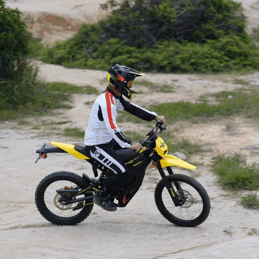 2026 New50MPH Electric Dirt Bicycle Freego X2 Pro,6000W(Peak)Motor Electric Motorcycle, Electric Bike for Adults, 60V30AH Battery, 19x2 Tire Full Suspension Hydraulic Brake Half Throttle UL2849