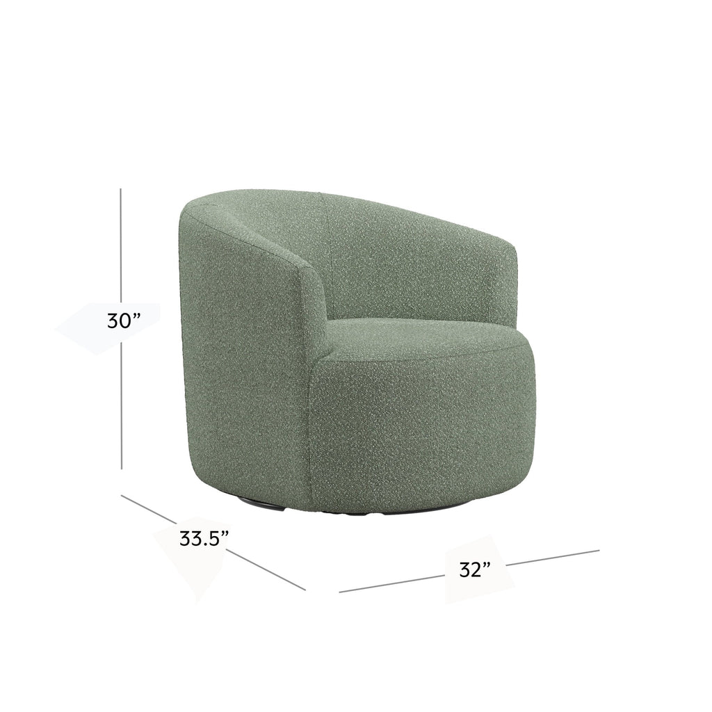 2026 NewMainstays Boucle Swivel Accent Chair, Taupe