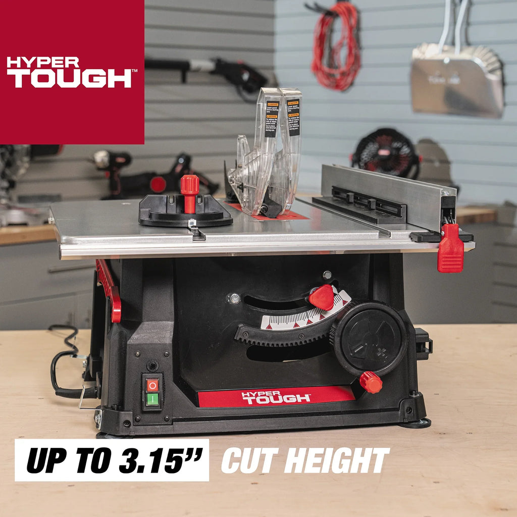 2026 NewHyper Tough 10-inch 15Amp Table Saw, TS1001