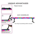 2026 New8FT Adjustable&Foldable Gymnastics Balance Beam,Home Gym Equipment,Easy Assembling and Storage,No Tool Require,for Kids Children Girls Training