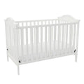 2026 NewBaby Relax Adele 3-in-1 Convertible Crib. White