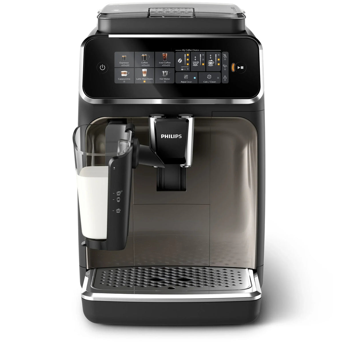 2026 NewPhilips 3300 Fully Automatic Espresso Machine with LatteGo Milk Frother, Black and Chrome