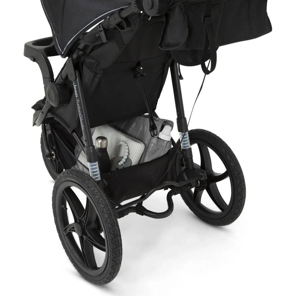2026 NewJeep TurboGlyde Jogging Stroller by Delta Children, Black