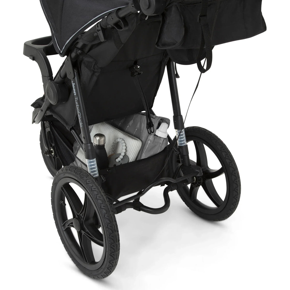 2026 NewJeep TurboGlyde Jogging Stroller by Delta Children, Black