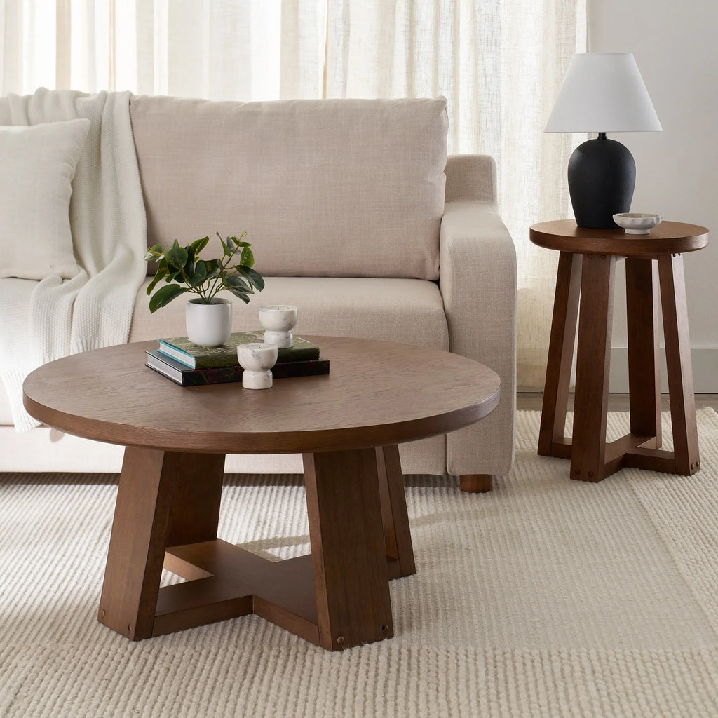 2026 NewBetter Homes & Gardens Ezra Coffee Table, Walnut finish