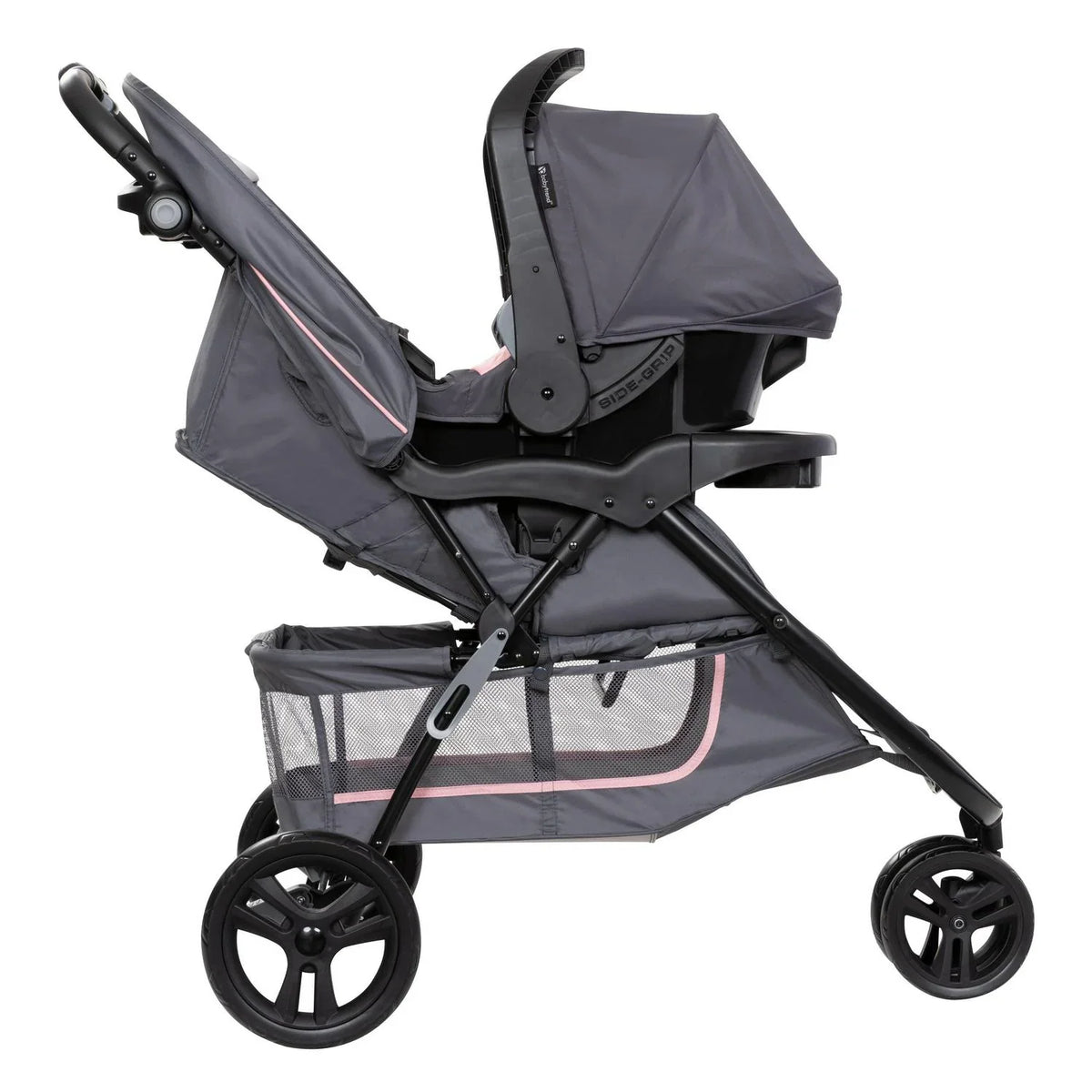 2026 NewBaby Trend EZ Ride Travel System Stroller - Pink Flamingo