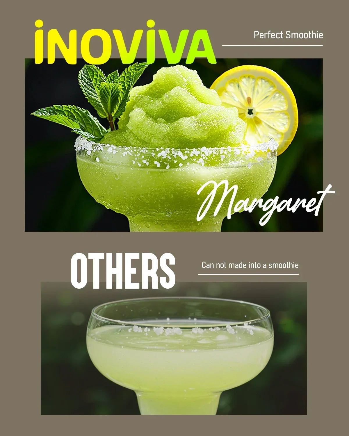 2026 NewSlushie Machine, No Ice Needed, INOVIVA 68 oz Frozen Drink Maker for Home with Self-Cleaning, 5 Preset Programs, Frozen Margaritas, Frapp"s, Milkshake, and More