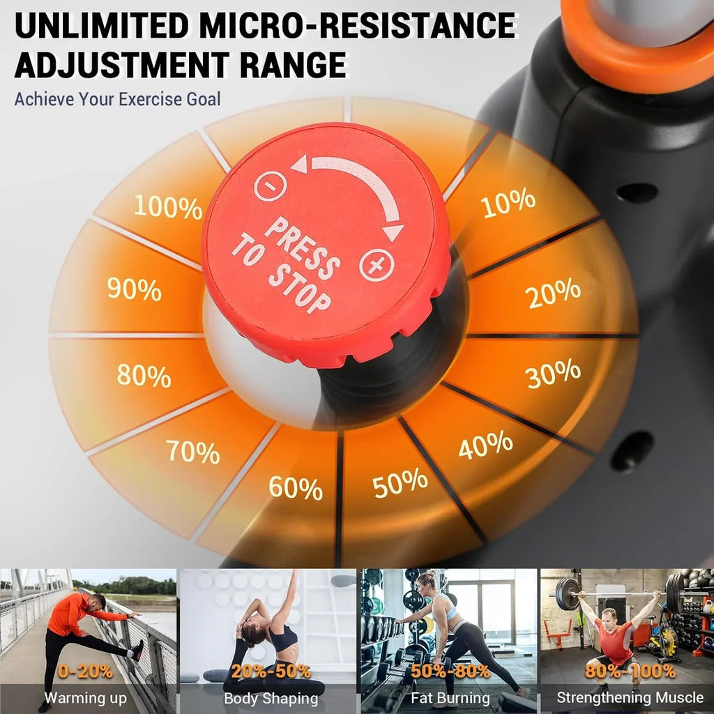 2026 NewWenoker Exercise Bike,Magnetic Resistance Stationary Bike, Indoor Cycling Bicycle with Whisper Quiet,with Bottle Holder for Home Gyme Workout