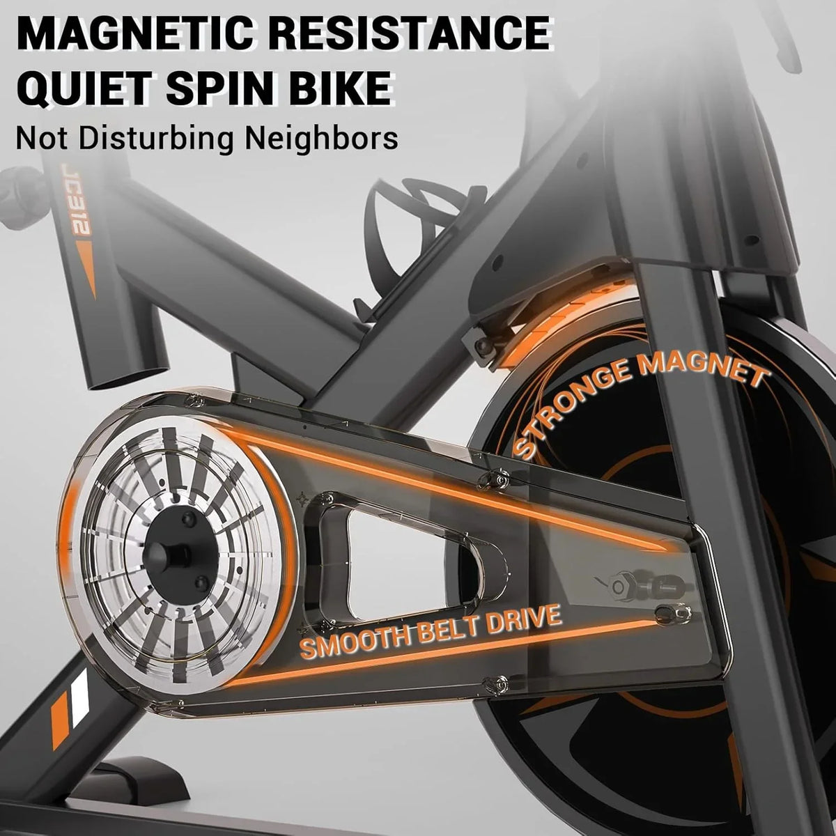 2026 NewWenoker Exercise Bike,Magnetic Resistance Stationary Bike, Indoor Cycling Bicycle with Whisper Quiet,with Bottle Holder for Home Gyme Workout