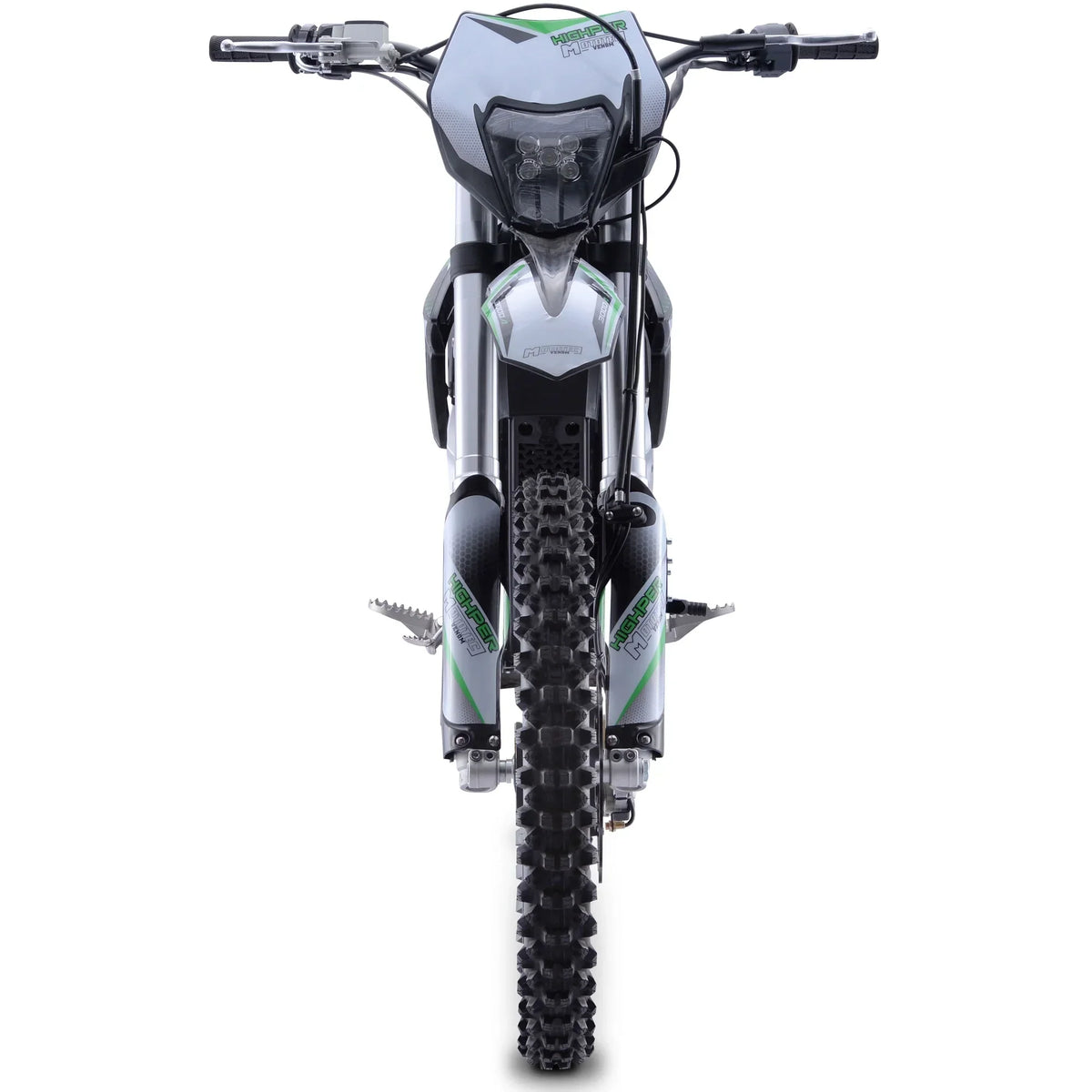 2026 NewMotoTec Venom 72v 12000w Electric Dirt Bike White