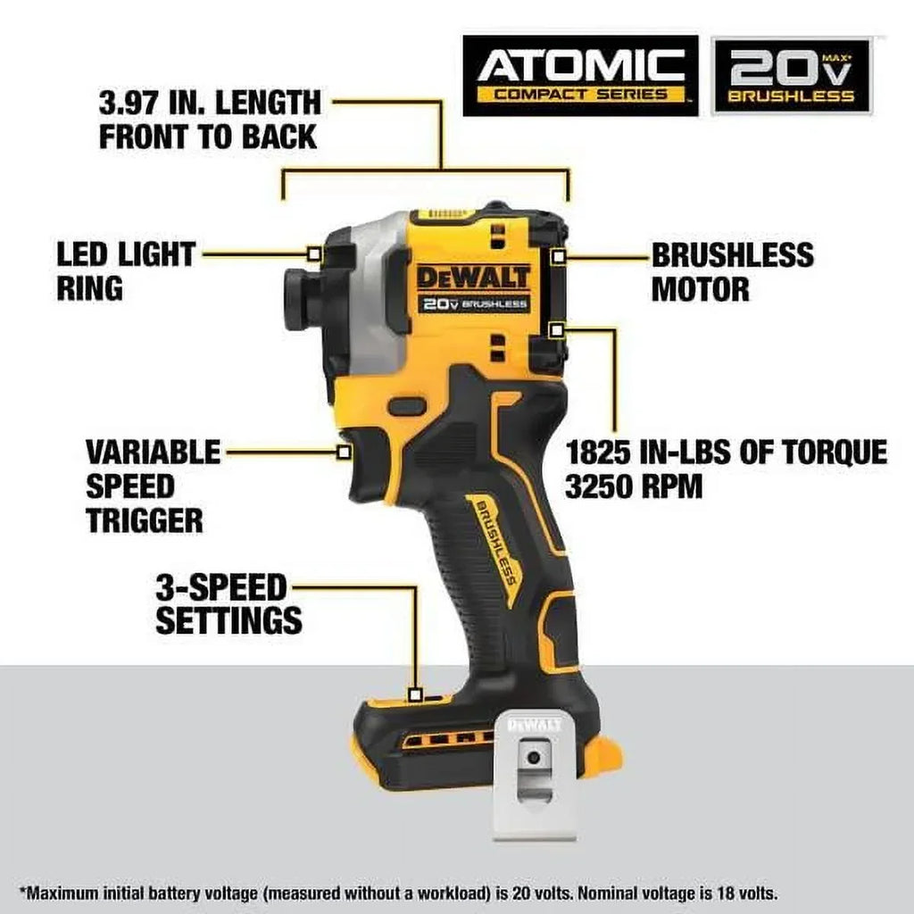 2026 NewDEWALT 20V, Cordless Drill Drivers, 2.0Ah