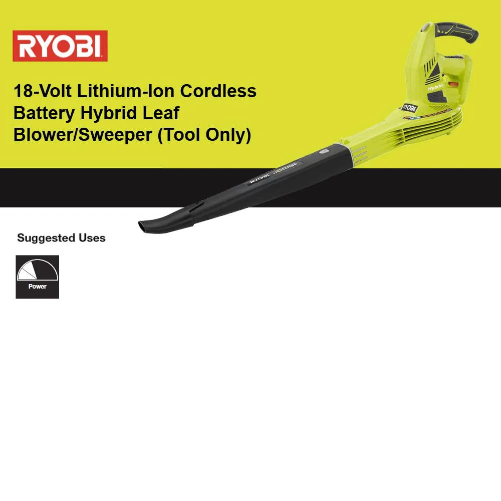 2026 NewRYOBI 40V Vac Attack Cordless Battery Leaf Vacuum/Mulcher (Tool Only)