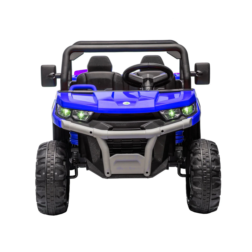 2026 NewXuanlur 24V 2 Seater Kids Ride on Car Truck, Ride on UTV W/ 2x200W Motor, 24 Volt Ride on Toys W/ Dump Bed/Shovel, Electric Car for Kids W/ Durable Tires, LED Light, Music, Remote Control, Black