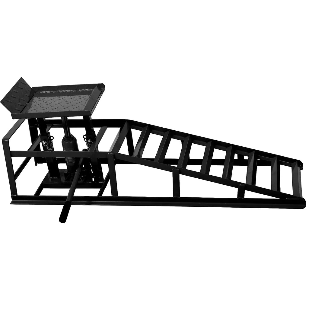 2026 NewRiedhoff Hydraulic Car Ramps 2 Pack, 11000 LBS Max, Lift Height 9.48" to 16.21", Heavy Duty, Black