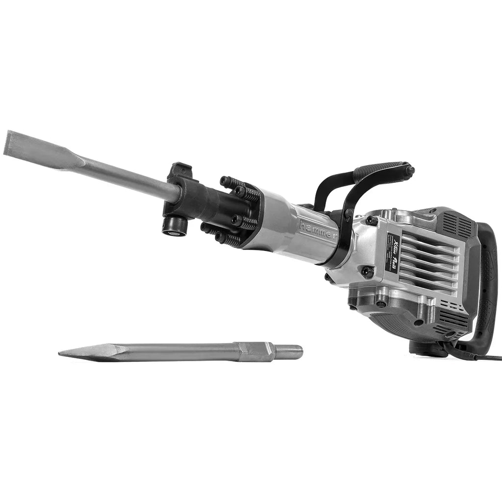 2026 NewXtremepowerUS Demolition Jack Hammer Heavy Duty, 3600W Electric Jackhammer 1900BPM Power Drill Concrete Breaker Bar Point & Chisel Bits Chisel Set