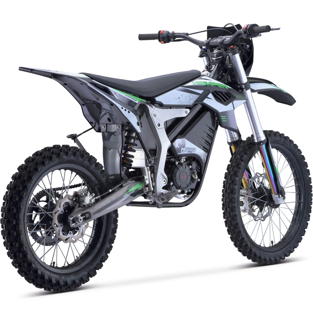 2026 NewMotoTec Venom 72v 12000w Electric Dirt Bike White