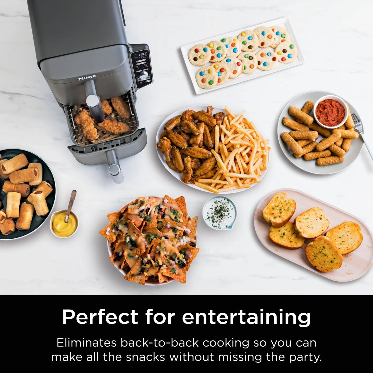 2026 NewNinja DoubleStack XL 10 QT 2-Basket Air Fryer