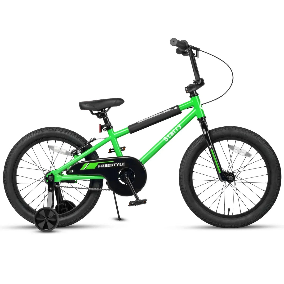 2026 NewGlerc 14 Inch Little Kids Bike BMX Style Bicycle with Training Wheels Coaster Brake for 3 4 5 Years Old Boys Girls, Blue