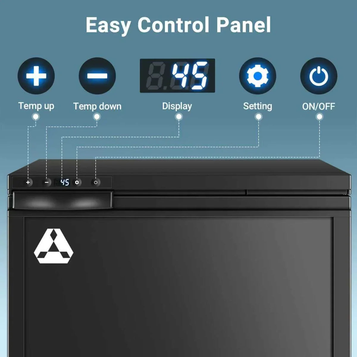 2026 NewBODEGACOOLER 12 Volt Refrigerator, RV Refrigerator APP Control, 65L(2.3cu.ft.) RV Fridge Freezer, Car Refrigerator with Lock, (4a. -46a. ) Travel Compressor Cooler 12/24V DC for Truck, RV, Camping