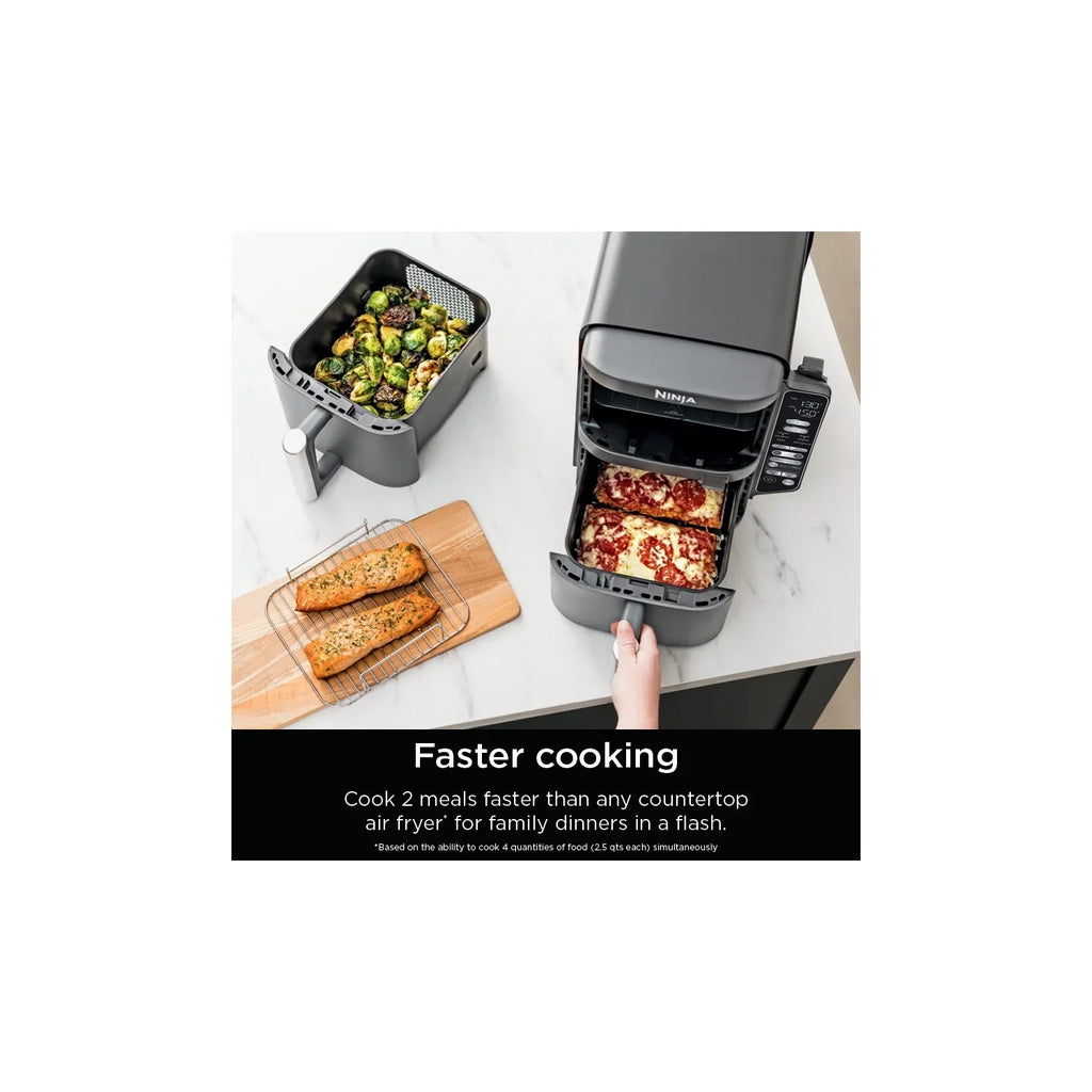 2026 NewNinja DoubleStack XL Smart 2-Basket Air Fryer