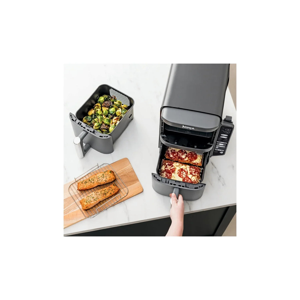 2026 NewNinja DoubleStack XL Smart 2-Basket Air Fryer
