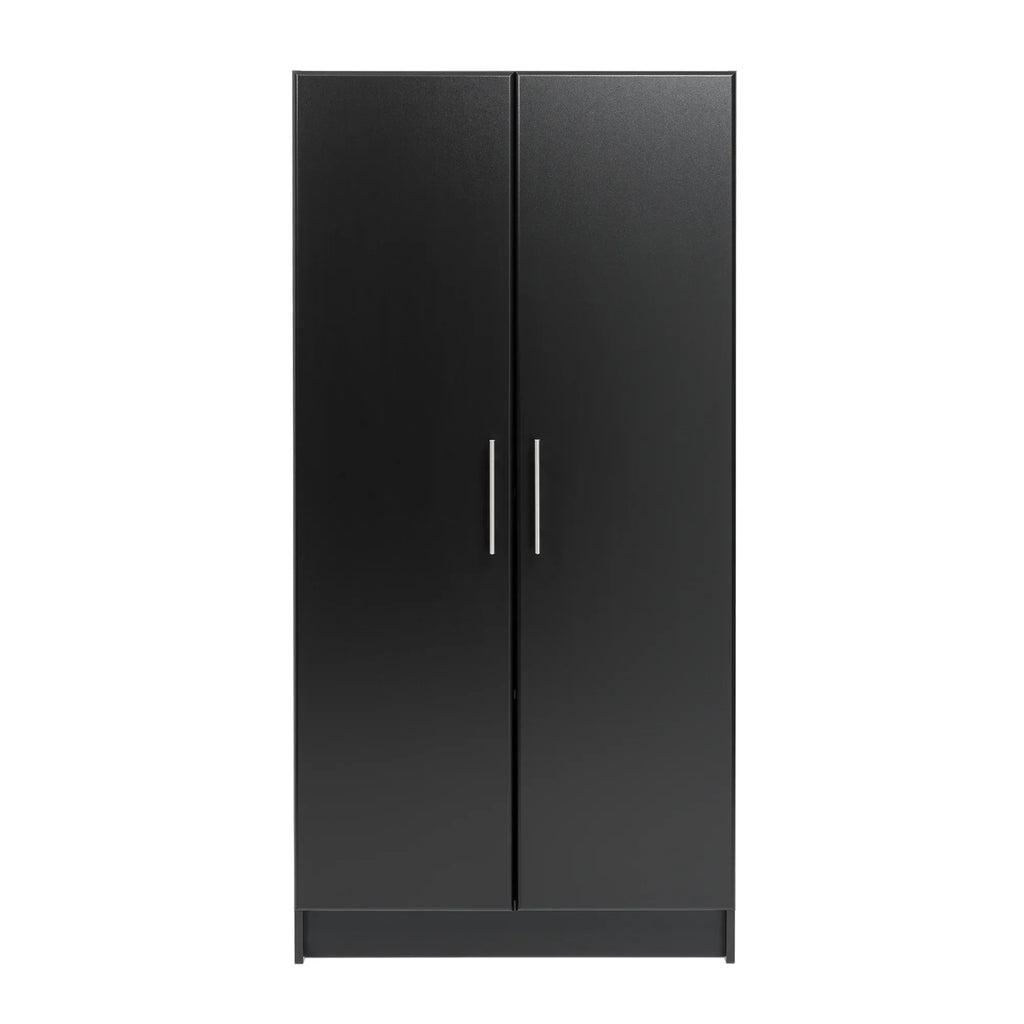 2026 NewPrepac Adjustable Shelves Cabinet - Functional Tall Garage Table, 16"D x 32"W x 65"H Freestanding Garage Cabinet with 2-Doors, Espresso - EES-3264
